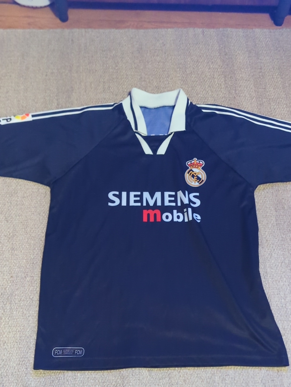Vintage 2003 Ronaldo #11 Real Madrid Soccer Jersey Liscensed By The Club Size XL